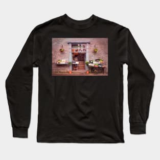 Greengrocer shop, Hay-on-Wye Long Sleeve T-Shirt